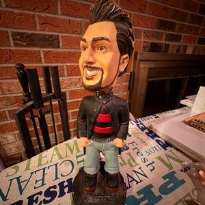 Joey Fatone NSYNC Bobblehead with Black Jacket and Red Striped Shirt